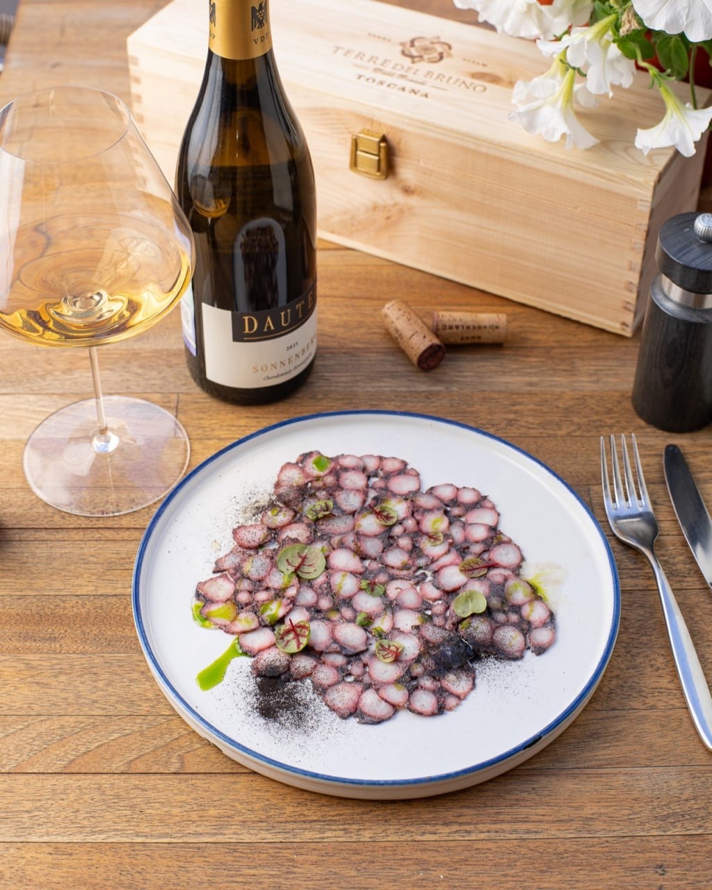 Карпаччо из осьминога