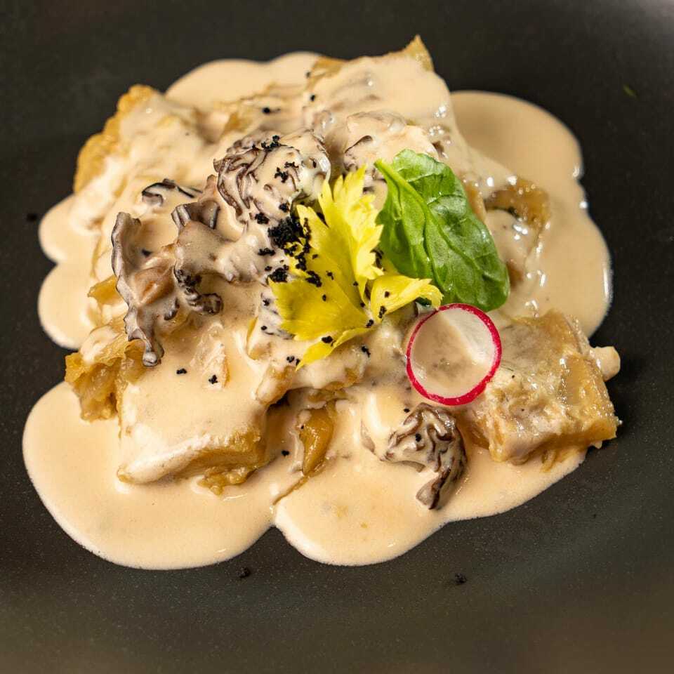 Наши блюда со сморчками