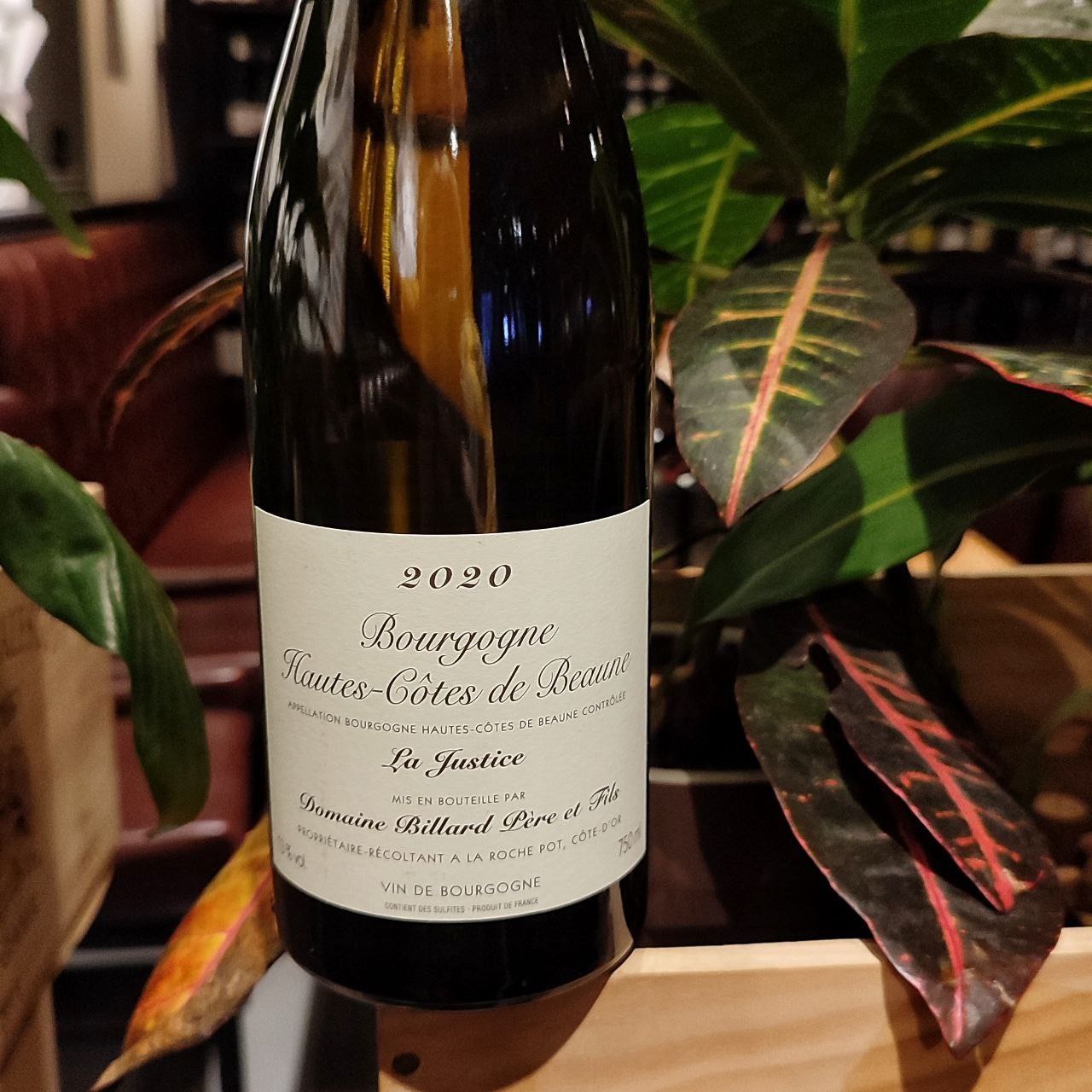 Шардоне Domaine Billard Pere et Fils Bourgogne Hautes-Cotes de Beaune La Justice 2020