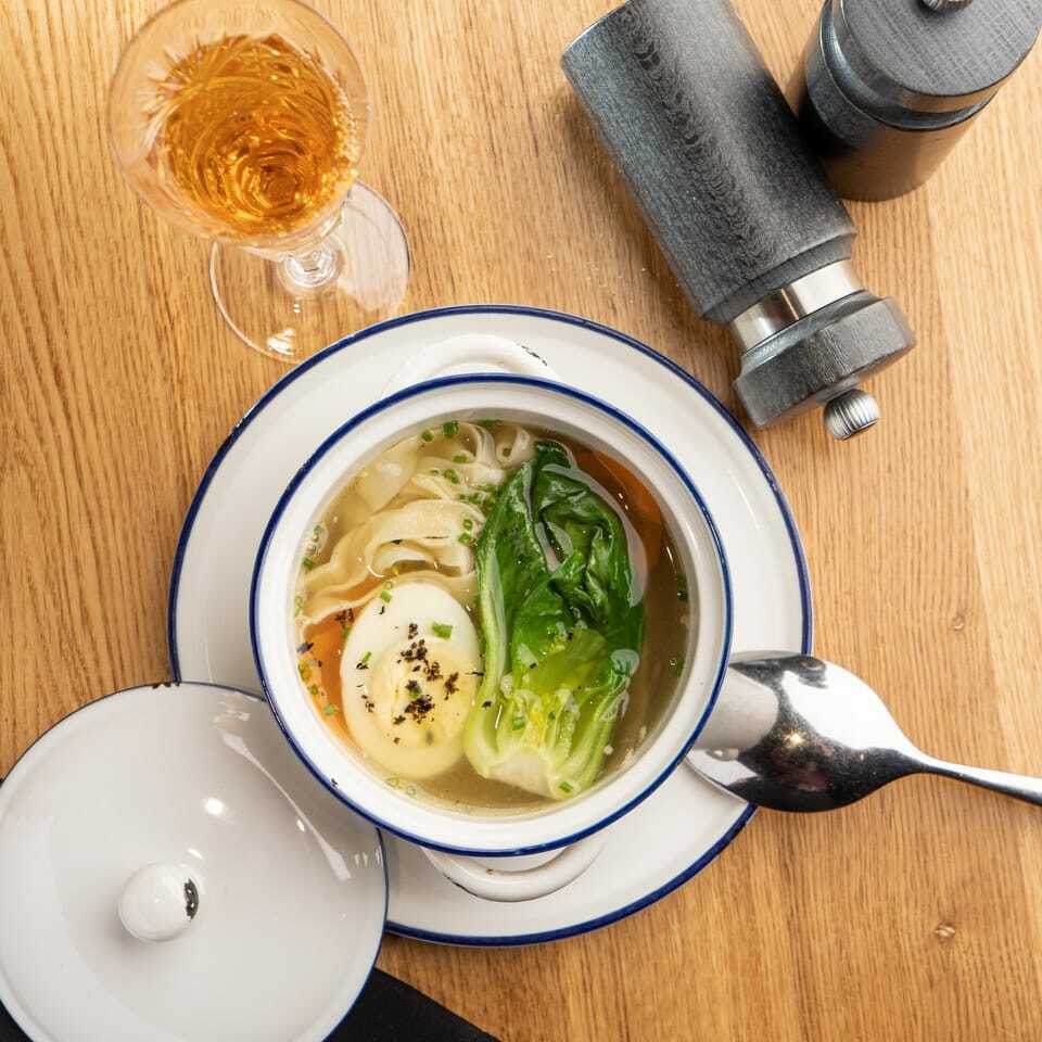 Суп из петуха