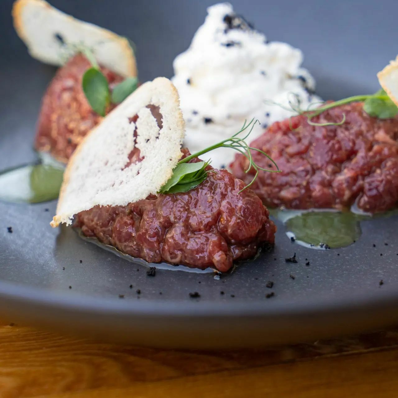 Тартар из говяжьей вырезки